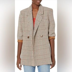 BB Dakota Plaid Blazer